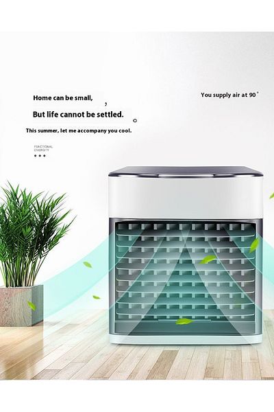 COOYA Portable Air Cooler Fan, USB Charging, LED Light, 3 speed, compact, sleek,  for Indoor & Outdoor
