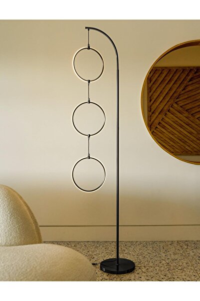 ONELİGHT Creative Three-Circle Floor Lamp For Home Bedroom and Living Room