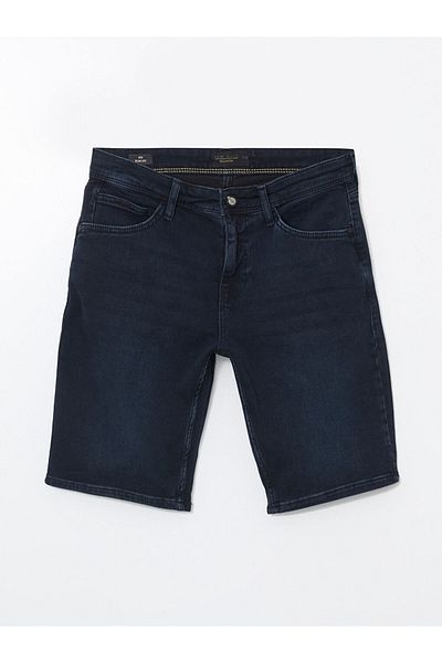 LC Waikiki Ανδρικό τζιν σορτς LCW Jeans Indigo Slim Fit