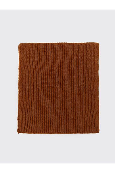 LC Waikiki LCW ACCESSORIES Καφέ Basic Knitwear Ανδρικό Φουλάρι