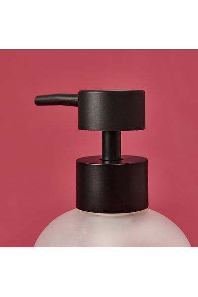 MİEN Mien Glass Liquid Soap Dispenser - Transparent - 19 cm