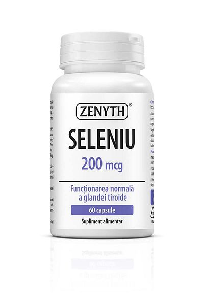 ZENYTH Selen, 60 kapslí, 200 mcg, podporuje normální funkci štítné žlázy