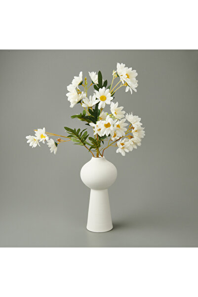 MİEN Mien Paola Vase - White - 25X12 cm