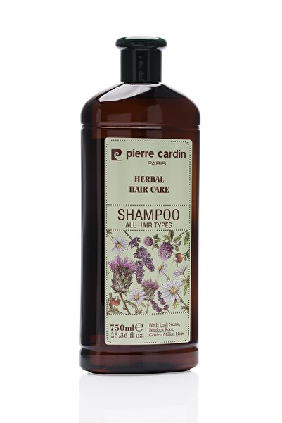 Pierre Cardin Herbal Shampoo For All Hair Types 750 ml Bitkisel Şampuan (TÜM SAÇ TİPLERİ)