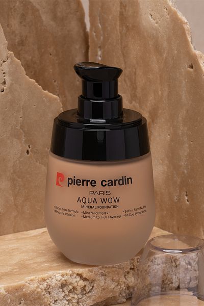 Pierre Cardin Aqua Wow Mineral Water Based Foundation Medium Skin With Very Warm
