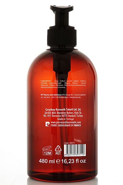 Pierre Cardin Liquid Hand Wash 480 ml – Deep Ocean - Liquid Soap - Deep Ocean