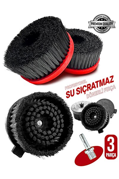 PROXCLEAN Halı | Oto Kuaför | Yıkama Polisaj Fırçası  3 Parça Su Sıçratmayan Yumuşak Koltuk Fırçası