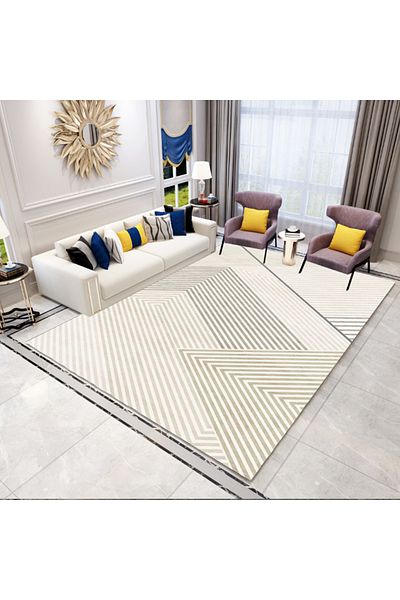 sharpdo Modern Minimalist Bedroom Living Room Carpet