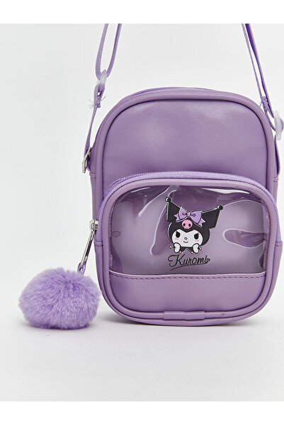 LC Waikiki LCW ACCESSORIES Lila Kuromi Baskılı Kız Çocuk Omuz Çantası