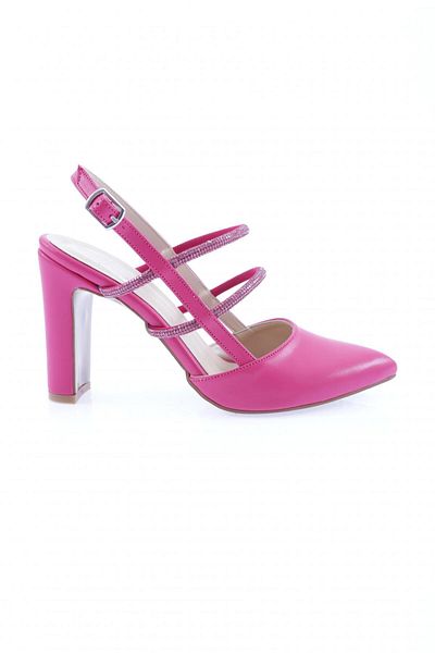DGN Pantofi cu toc pentru femei fucsia - 42733910