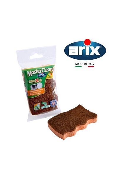 ARIX Master Clean NaturXtra Cellulose Sponge Scourer - Perfect for Kitchen Use