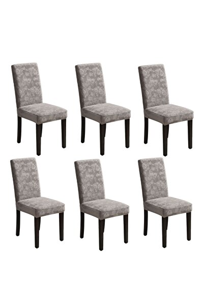 sharpdo 6-piece Embossed Stretch Chair Cover