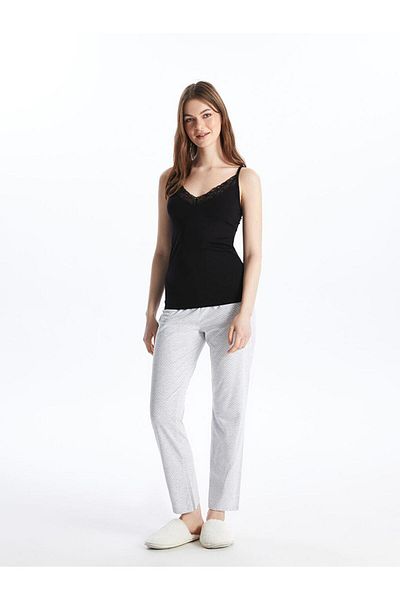 LC Waikiki V-Neck Lace Detailed Strappy Women's Athlete