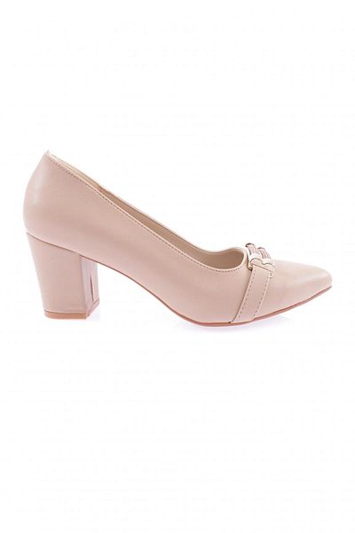 DGN Pantofi cu toc pentru femei Silver Stone Pointed Toe - Maro 7282328