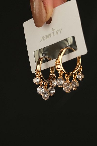 Jack Ferrero Steel Invoiced Earrings, Guaranteed to Not Fade Color