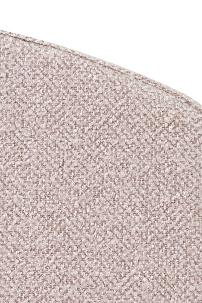 VİLİNZE Ege Teddy Kumaş Kestane Ahşap Ayak Istiflenebilir Mutfak-balkon Taburesi (4 ADET)