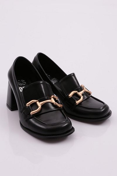 DGN 3550 Pantofi cu toc pentru femei negri