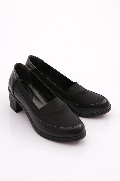 DGN Black Women's Heeled Shoes - 341333648