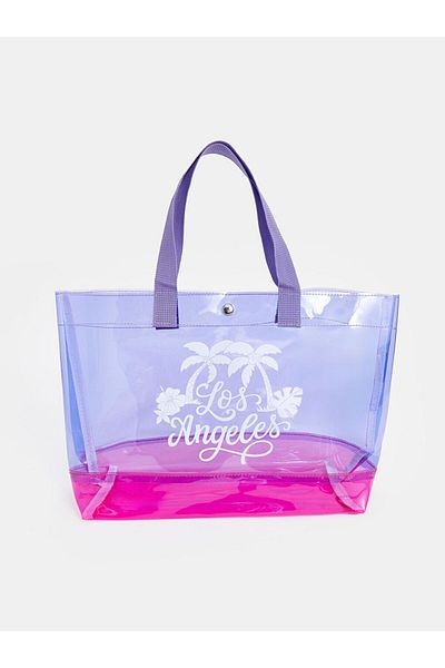 LC Waikiki New Season Printed Girl's Beach Bag - S5Gc42Z4