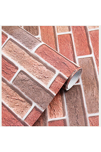 sharpdo Self-adhesive Wallpaper Wallpaper Storefront Imitation Brick Wall Stickers Background Wall 60*200cm