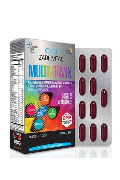 Zade Vital Multivitamin 30 Capsules
