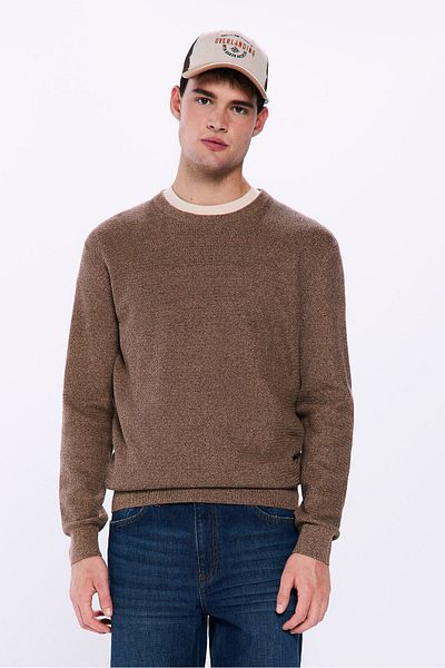Springfield Two-tone Textured Jumper