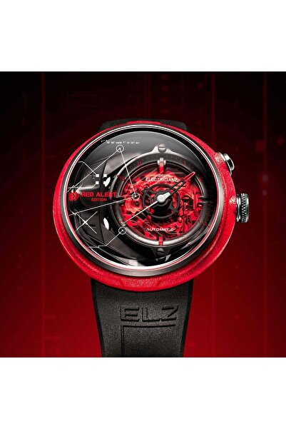 The ELZ ساعة يد رجالية The Electricianz The Red Alert Edition ZZ-D1C/03-CRD م...