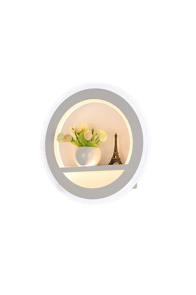 sharpdo LED Wall Lamp For Bedroom and Living Room Can Be Dimmed In Three Colors 30*30CM