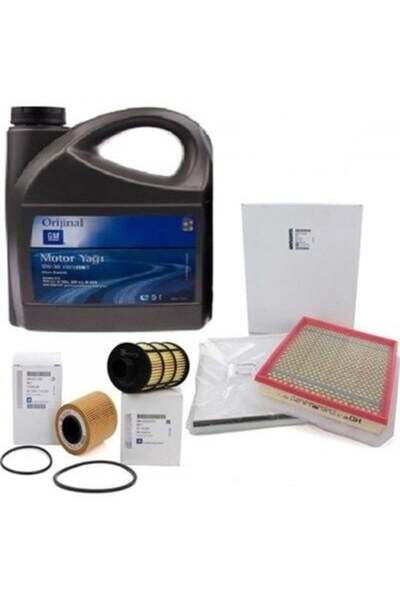 Orjinal Chevrolet Lacetti 1.4/1.6 Periyodik Bakım Seti GM 5W30 Yağlı