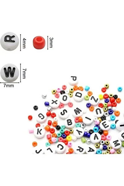 Yelajoy 10000-Piece  DIY Colourful Gemstone Bracelet Beads Set, With A-Z Alphabet, exquisite, for crafts