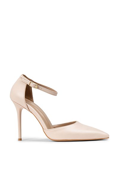 Deery Beige Women's Heeled Shoes
