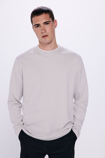 Springfield Double Structured Long Sleeve -shirt