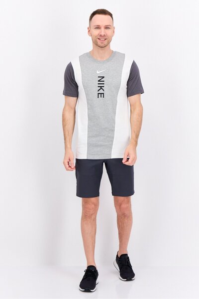 Nike Men Sportswear Fit Short Sleeves Outdoor T-Shirt, Grey