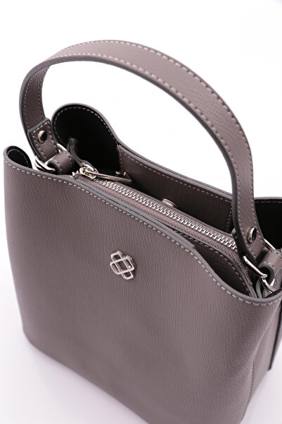 DGN Kadın Arkası Cep Detaylı Çanta Koyu Gri 41653431