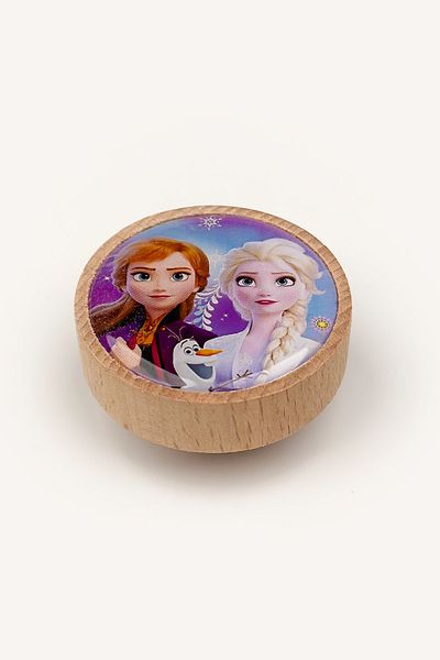 Kulpingo Dulap și mâner sertar pentru camera copiilor din lemn cu model Elsa și Anna