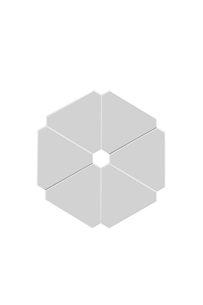 sharpdo RGB E-Sports Smart Background Atmosphere Light Triangular Splicing Li...