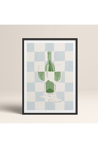 HOMEPACK Pictură cu un singur cadru din lemn Pictură poster dintr-o bucată TK/845