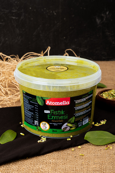 Fıstık Market Antep Fıstık Ezmesi (%77 FISTIK) ATOMELLA 3 KG