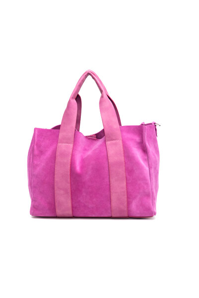 Alessia Bag Çift Şeritli Hakiki Deri Tote Çanta