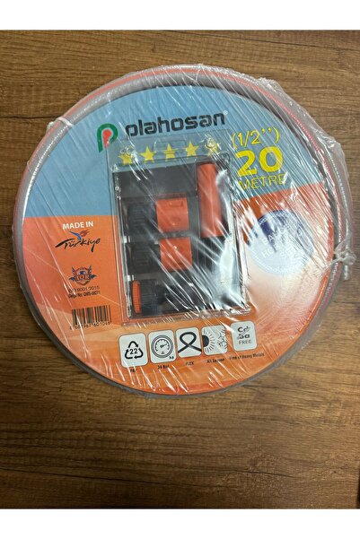 Plahosan 1/2" 20 Metre Süper Elastik Bahçe Hortum Seti
