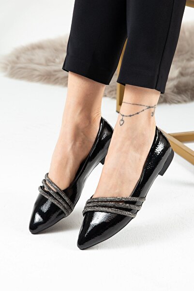Deery Жіночі балетки Rugan з чорним каменем