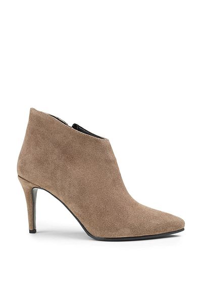 Deery Γνήσιες γυναικείες μπότες Suede Mink Color