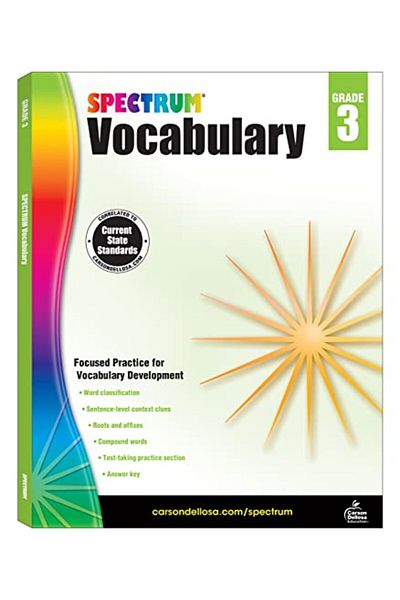 Spectrum Vocabulary Grade 3