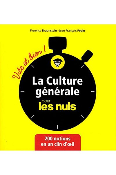 First La Culture Générale Pour Les Nuls - Vite Et Bien