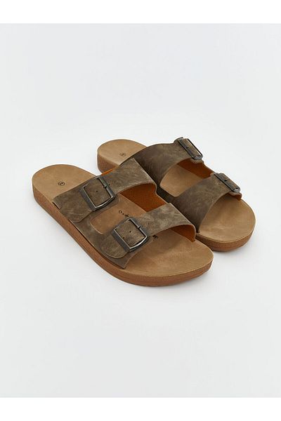 LC Waikiki Double Striped Men's Slippers