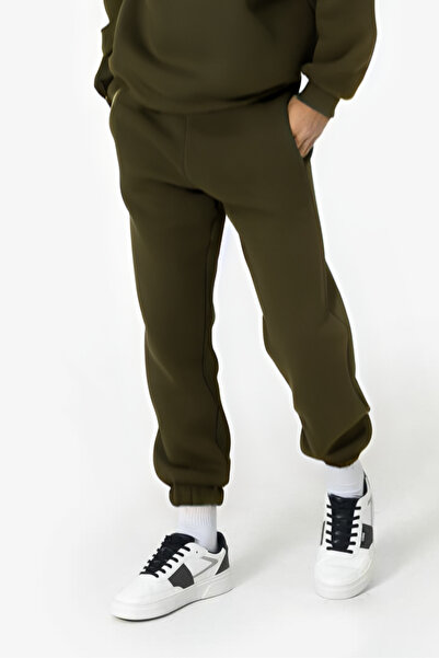 YAKAMEL Ανδρικό αθλητικό παντελόνι Jogger μονόχρωμο χωρίς στάμπα