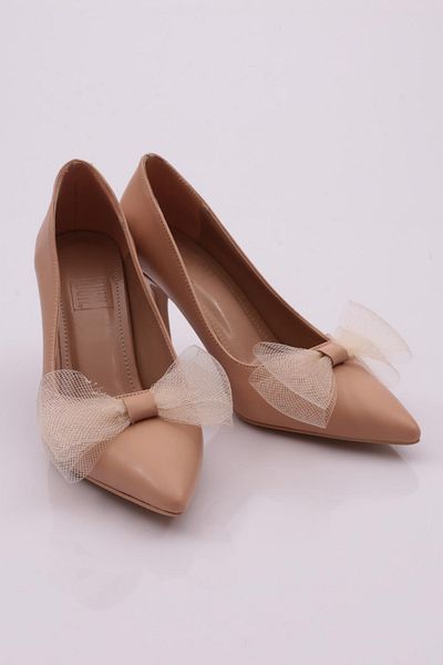 DGN Pantofi cu toc de damă Nud 26153534