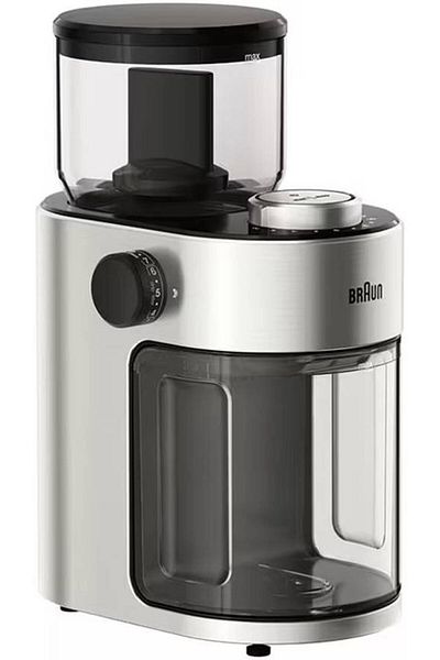 Braun Coffee Grinder, 15 Grind Settings, Stainless Steel. From 2 To 12 Cups. Kg 7070