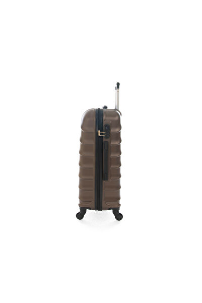 New Travel Hard Luggage Set, ABS Trolley Travel Bag, with Combination Lock and 4 Wheels BR1098/3P-Brown
