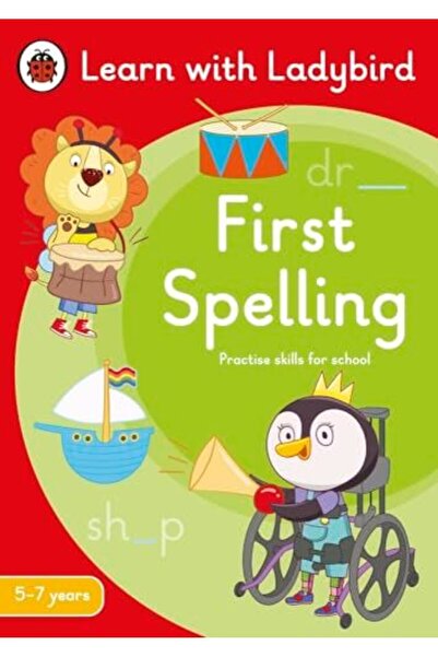 Penguin Random House Children's UK كتاب الأنشطة الأول لتعلم الإملاء مع ليدي بيرد للأطفال من سن 5 إلى 7 سنوات